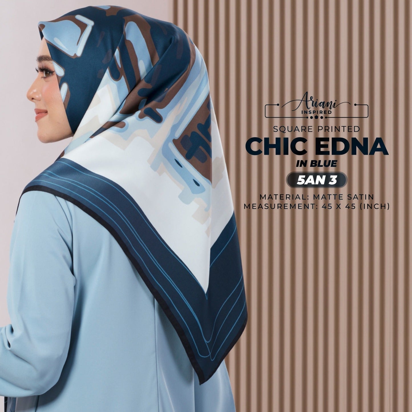 Ariani Inspired Chic Edna Printed SQ Collection