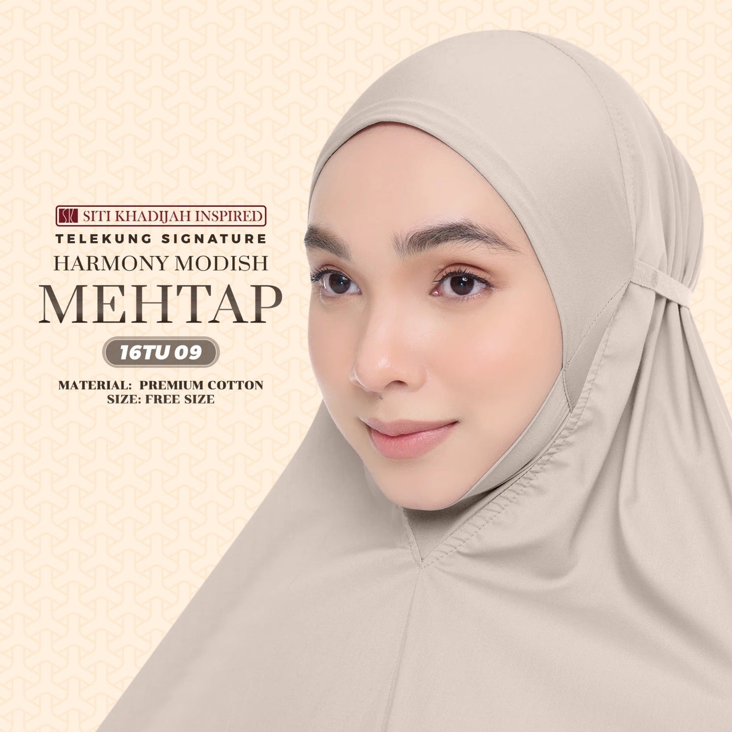 Telekung SK Inspired Harmony Modish Mehtap - Free Woven Bag