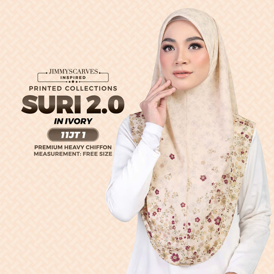 Jimmy Scarves Inspired SURI 2.0 Square Instant Printed Collection (11JT)