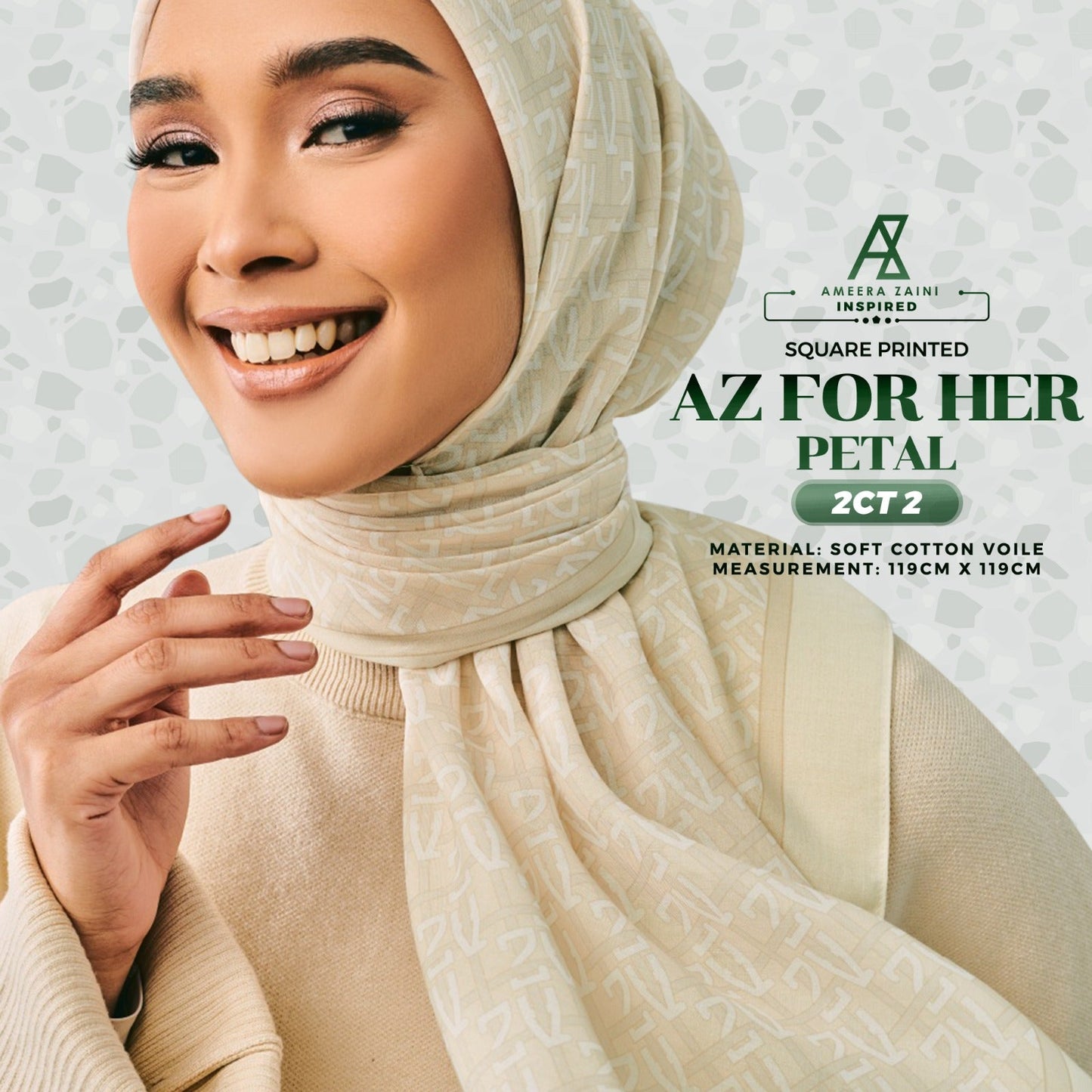 Ameera Zaini Inspired AZ For Her X WARDAH Collection (2CT)