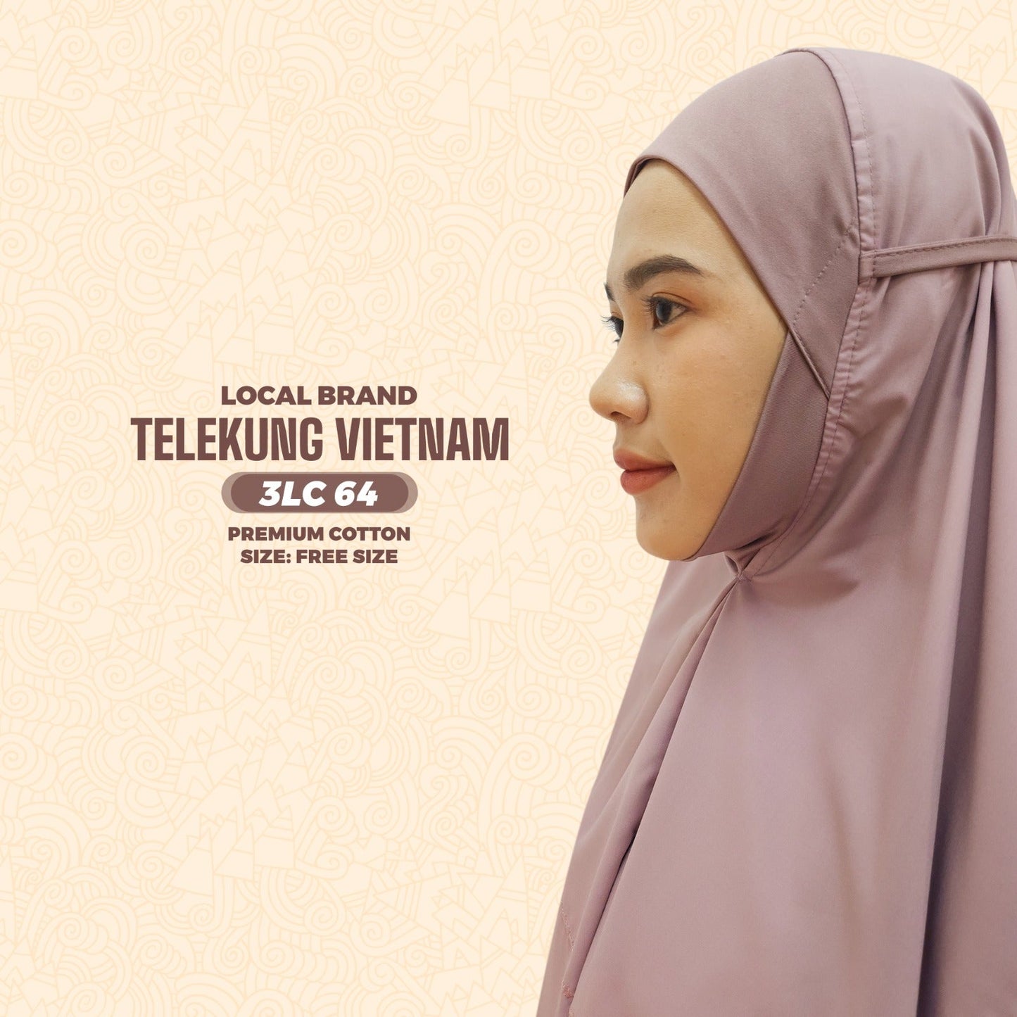 Telekung Local Brand Sulam 1 Collection (3LC)