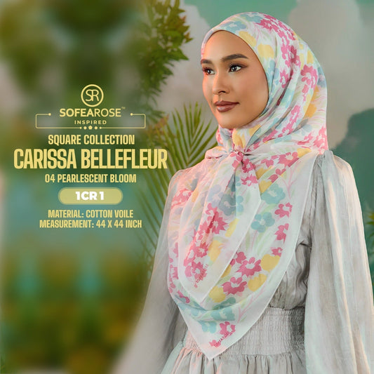 Sofearose Inspired Carissa Bellefleur Printed Square Collection (1CR)