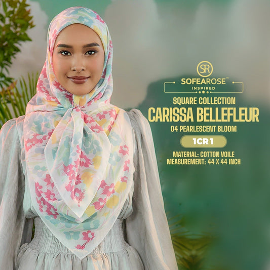 Sofearose Inspired Carissa Bellefleur Printed Square Collection (1CR)