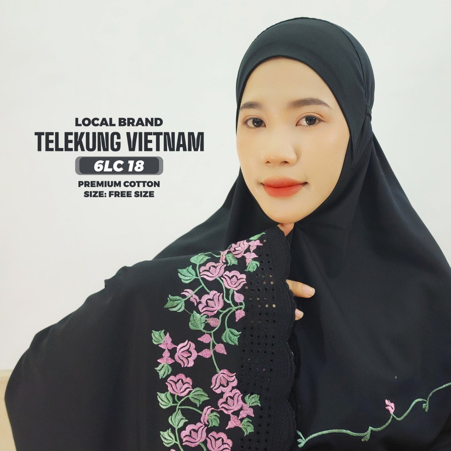 Telekung Local Brand Sulam 3 Collection (6LC)