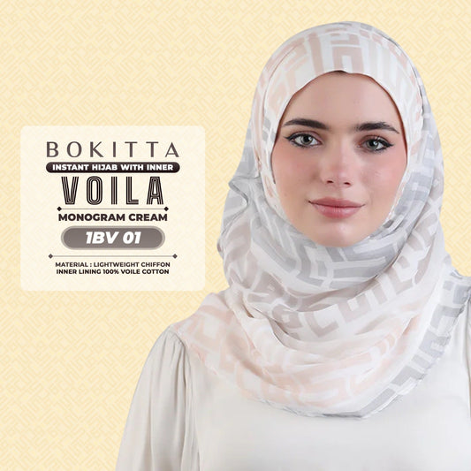 Bokitta Inspired Monogram Voila Printed Collection - Free Box (1BV)