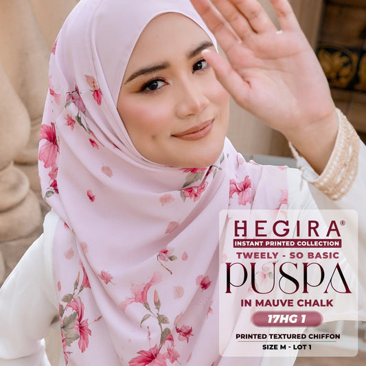 Hegira Hijab Inspired Tweely So Basic Puspa Instant Collection (17HG)