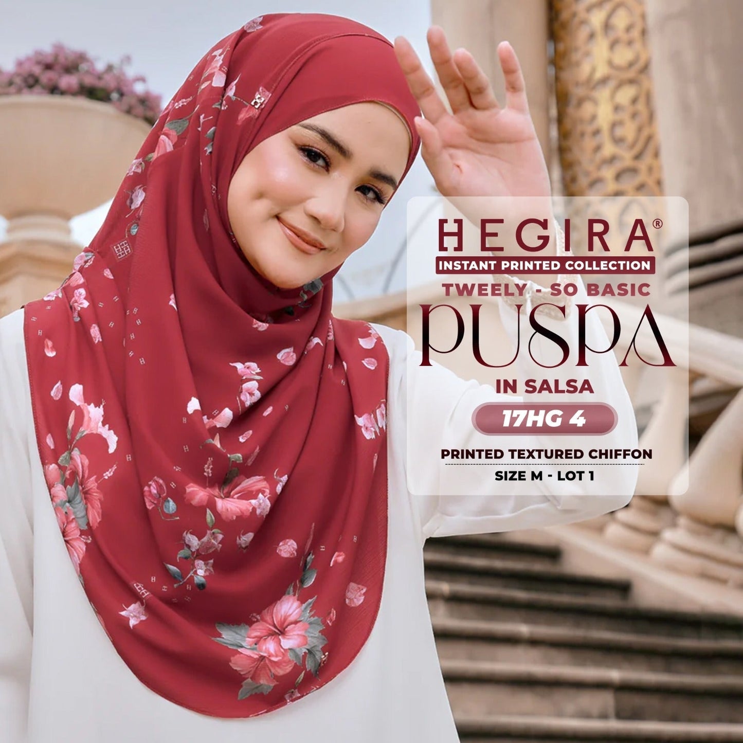 Hegira Hijab Inspired Tweely So Basic Puspa Instant Collection (17HG)
