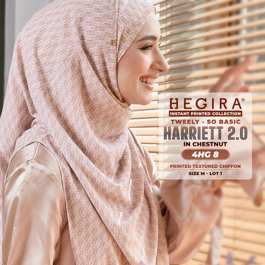 Hegira Inspired TWEELY-SO HARRIET Printed Textured Chiffon Collection (4HG)