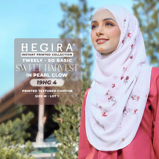 Hegira Hijab Inspired Tweely-So Basic Sweet Harvest Instant Collection (19HG)