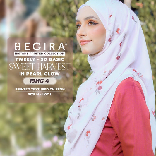 Hegira Hijab Inspired Tweely-So Basic Sweet Harvest Instant Collection (19HG)