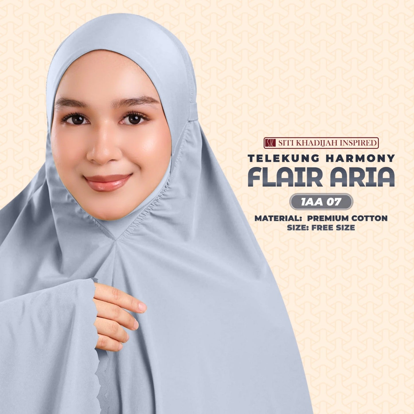 Telekung Siti Khadijah Inspired Harmoni Flair Aria Collection-Free Woven Bag (1AA)
