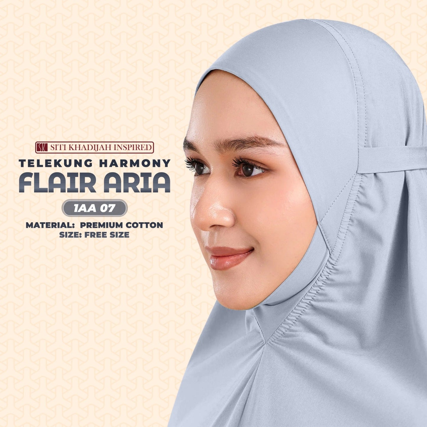 Telekung Siti Khadijah Inspired Harmoni Flair Aria Collection-Free Woven Bag (1AA)