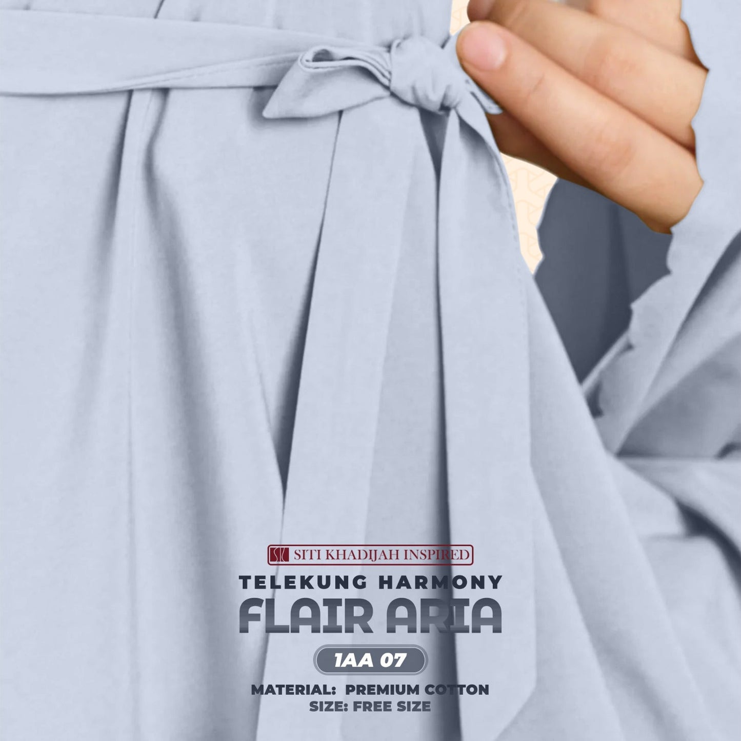 Telekung Siti Khadijah Inspired Harmoni Flair Aria Collection-Free Woven Bag (1AA)
