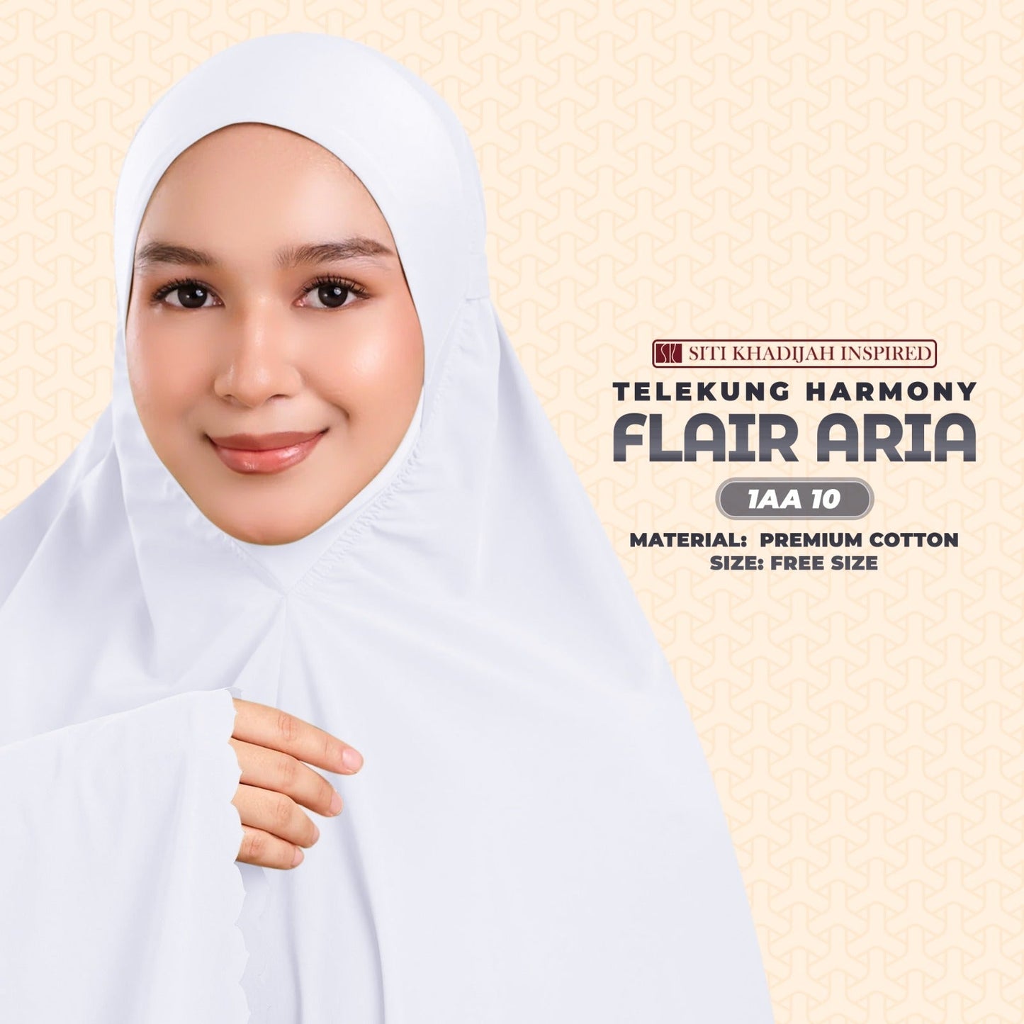 Telekung Siti Khadijah Inspired Harmoni Flair Aria Collection-Free Woven Bag (1AA)