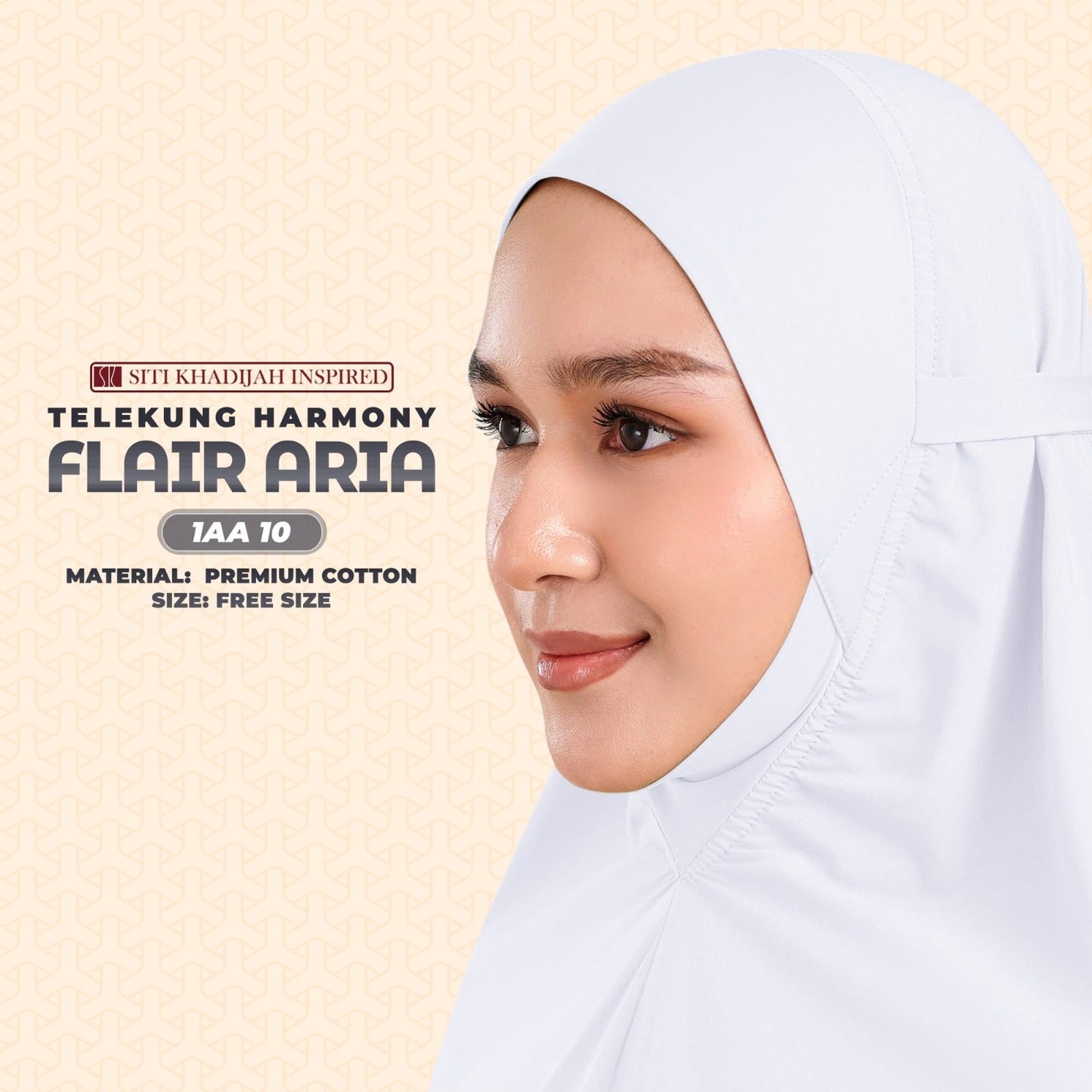 Telekung Siti Khadijah Inspired Harmoni Flair Aria Collection-Free Woven Bag (1AA)