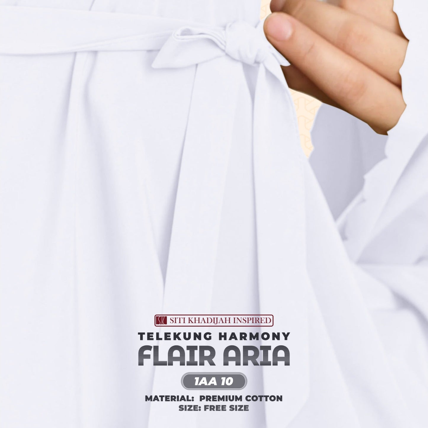Telekung Siti Khadijah Inspired Harmoni Flair Aria Collection-Free Woven Bag (1AA)