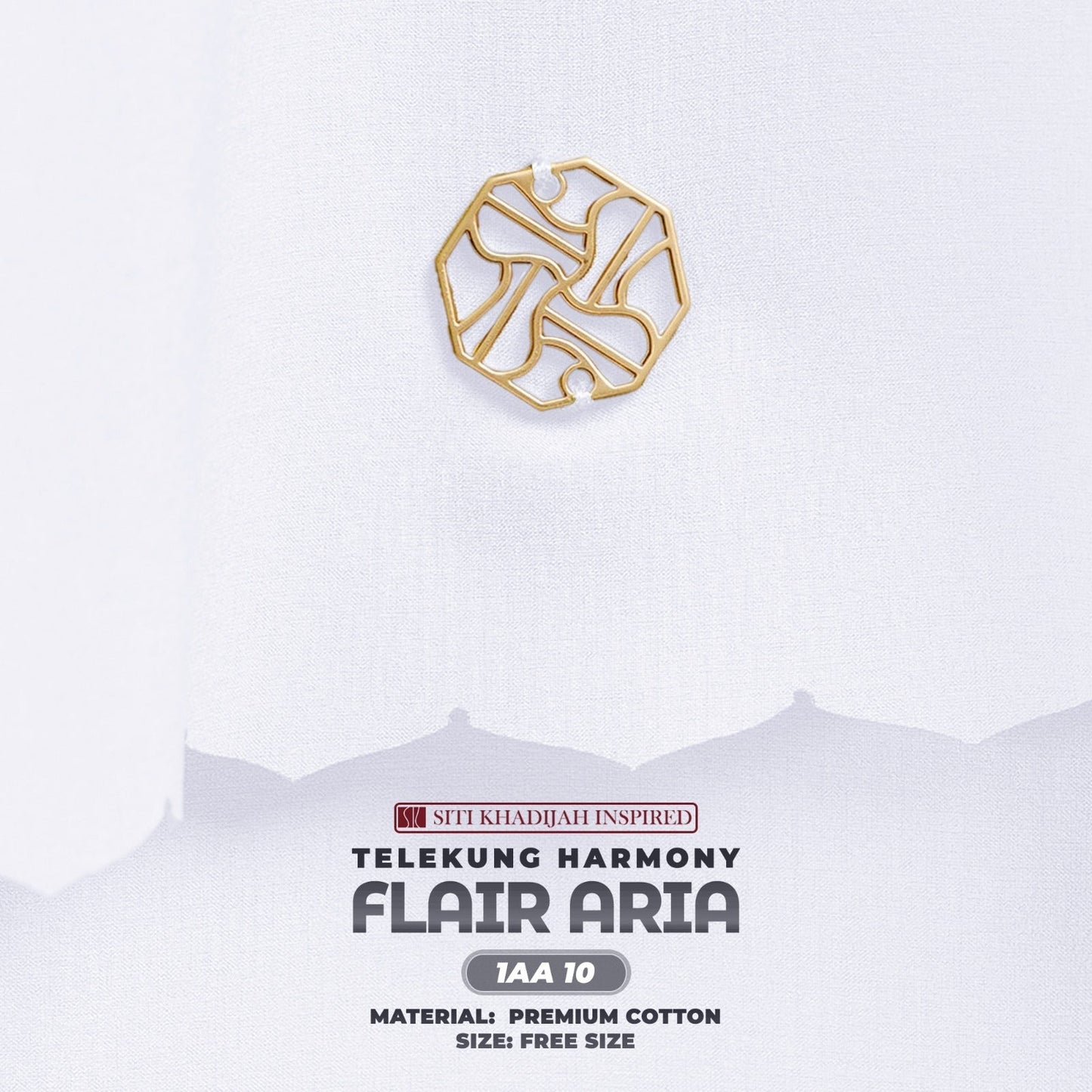 Telekung Siti Khadijah Inspired Harmoni Flair Aria Collection-Free Woven Bag (1AA)