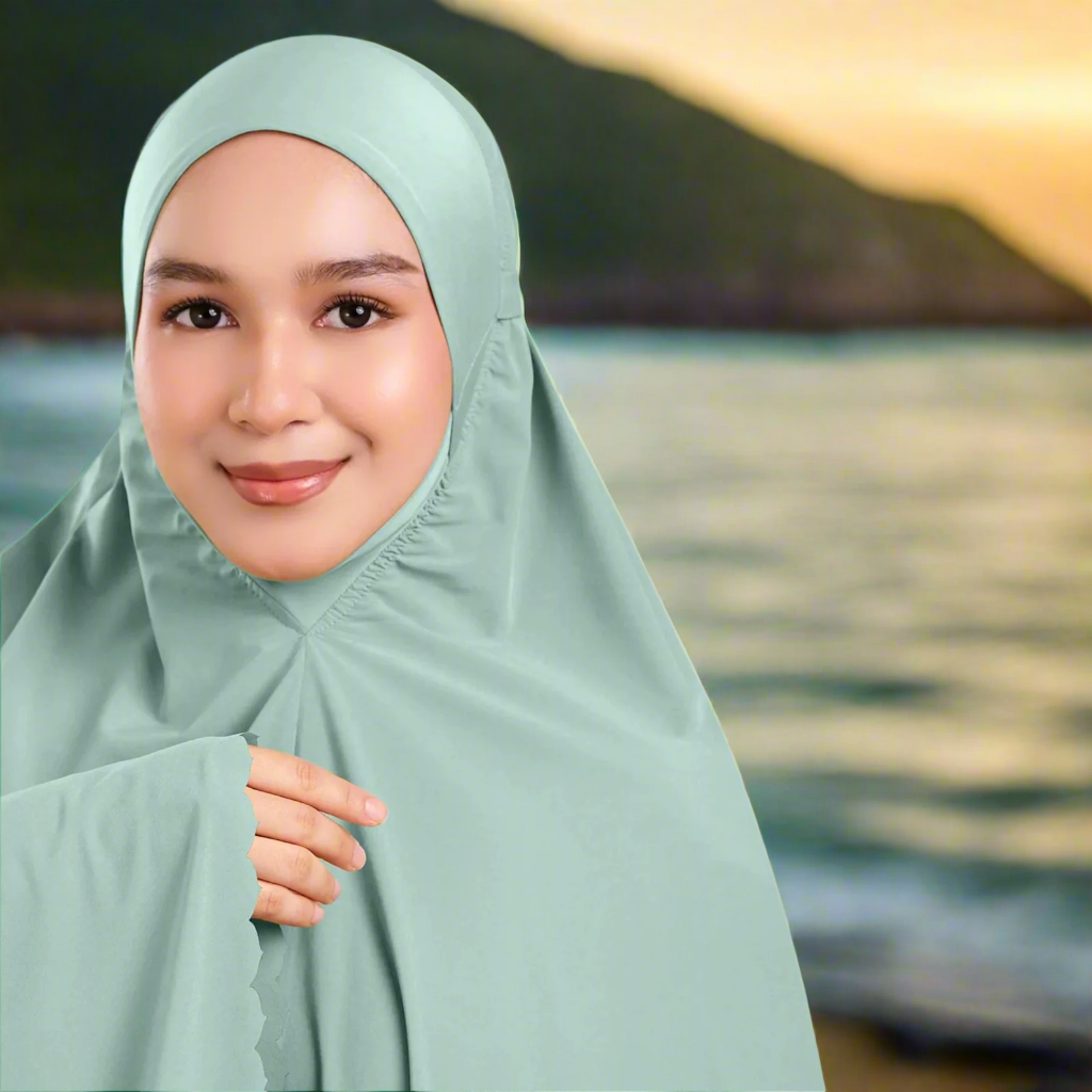 Telekung Siti Khadijah Inspired Harmoni Flair Aria Collection-Free Woven Bag (1AA)