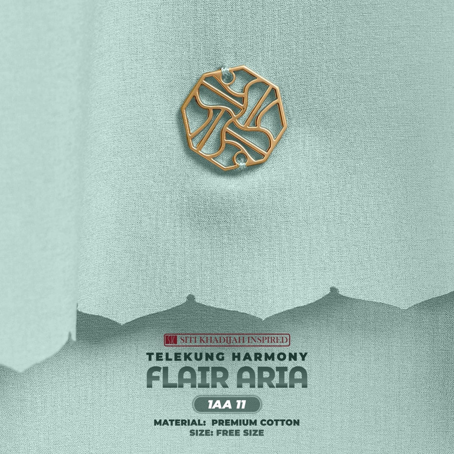 Telekung Siti Khadijah Inspired Harmoni Flair Aria Collection-Free Woven Bag (1AA)