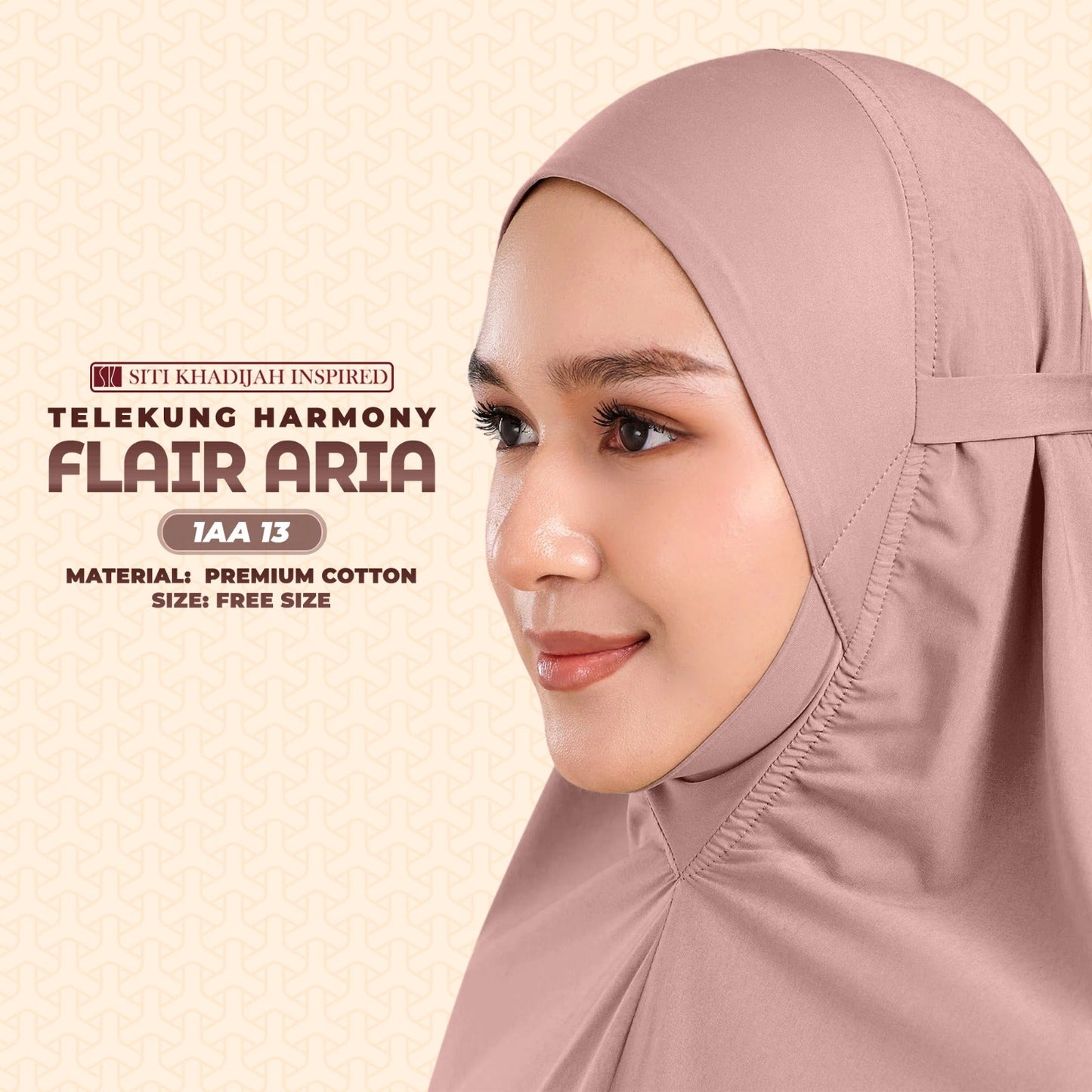 Telekung Siti Khadijah Inspired Harmoni Flair Aria Collection-Free Woven Bag (1AA)