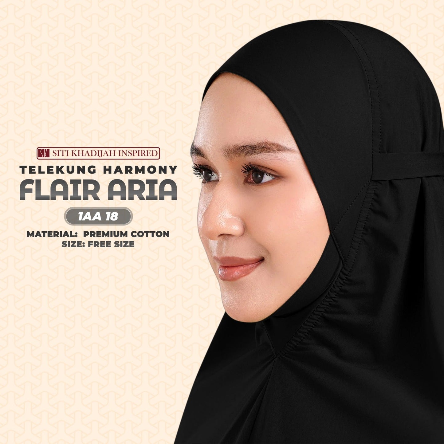 Telekung Siti Khadijah Inspired Harmoni Flair Aria Collection-Free Woven Bag (1AA)