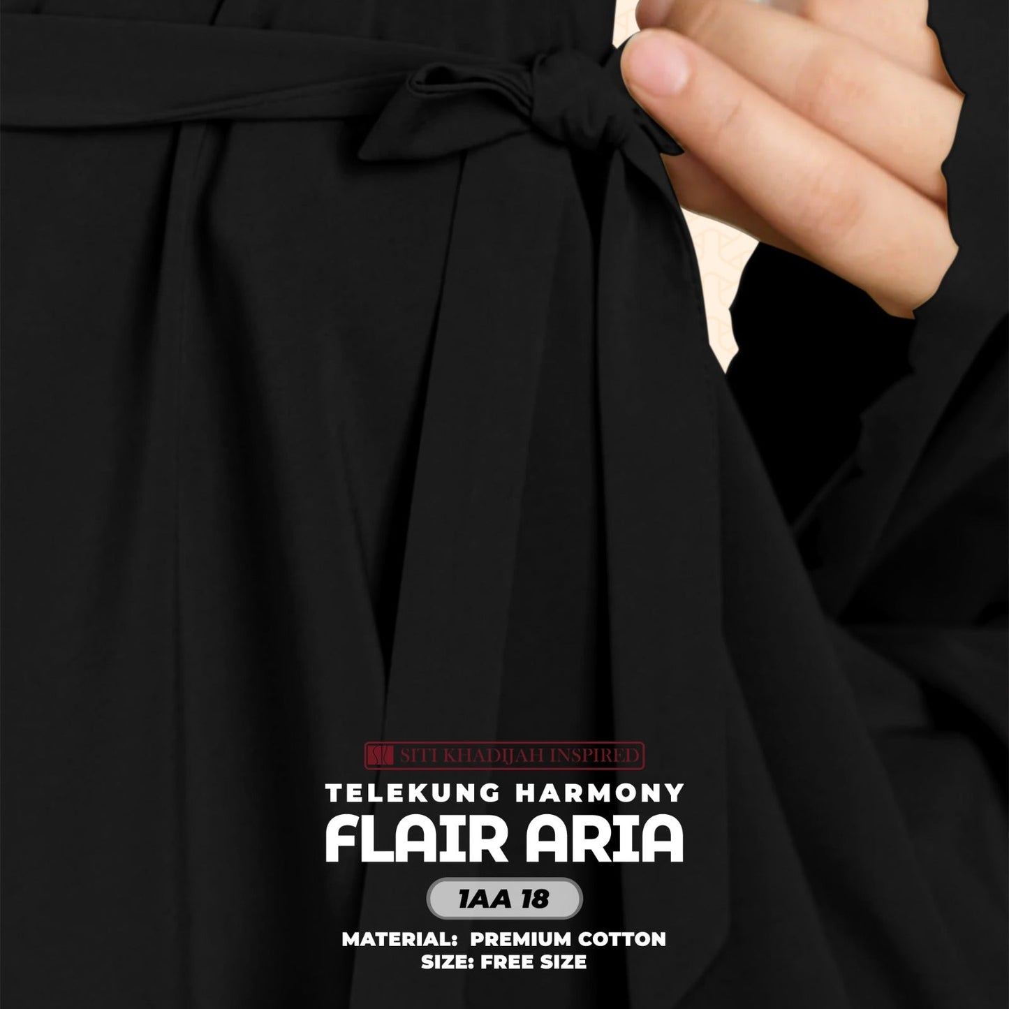Telekung Siti Khadijah Inspired Harmoni Flair Aria Collection-Free Woven Bag (1AA)