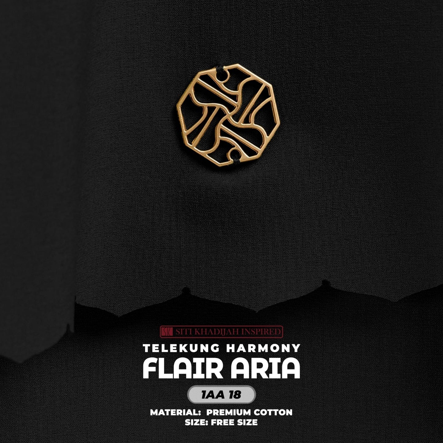 Telekung Siti Khadijah Inspired Harmoni Flair Aria Collection-Free Woven Bag (1AA)