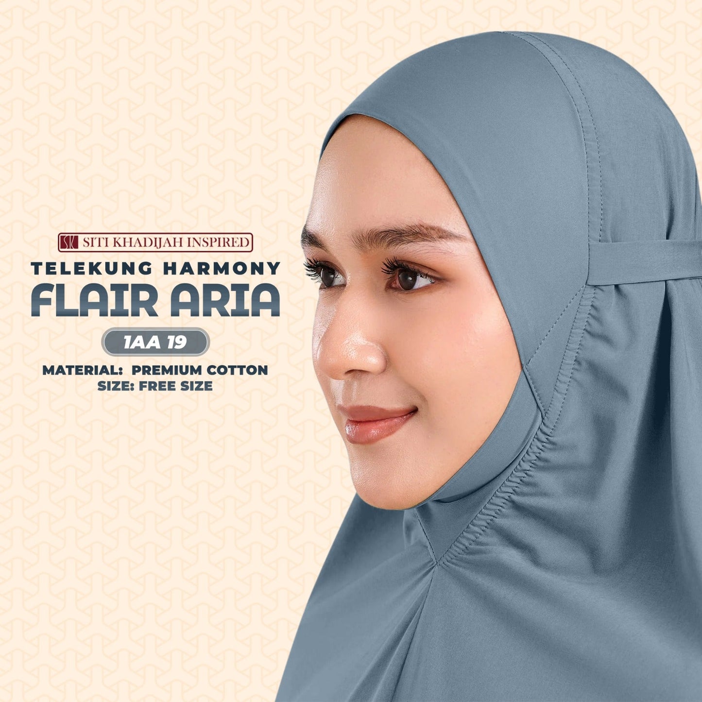 Telekung Siti Khadijah Inspired Harmoni Flair Aria Collection-Free Woven Bag (1AA)