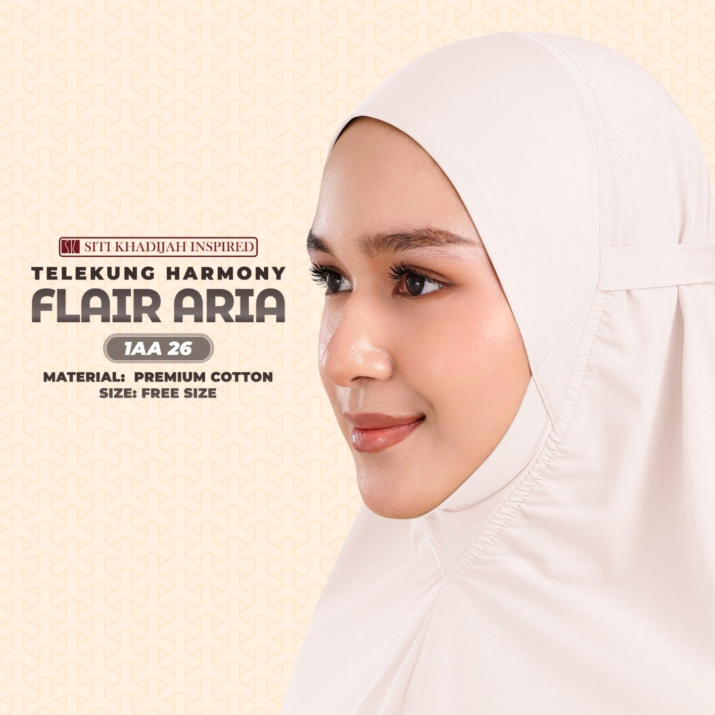 Telekung Siti Khadijah Inspired Harmoni Flair Aria Collection-Free Woven Bag (1AA)
