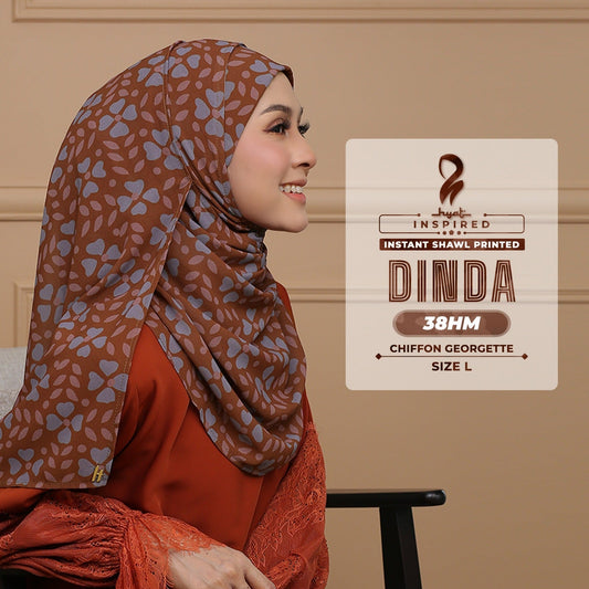 Hyat Hijab Inspired Dinda Xclusive & Instant Shawl Collection (38HX-38HM)
