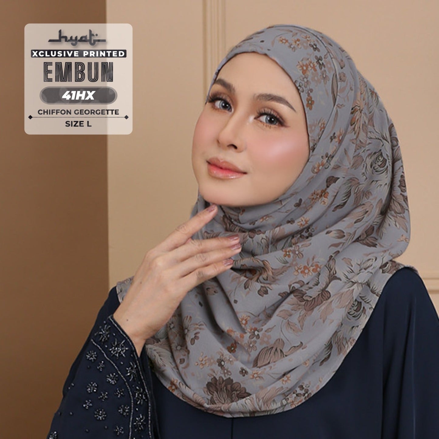 Hyat Hijab Inspired Embun Xclusive & Instant Shawl Collection (41HX-41HM)