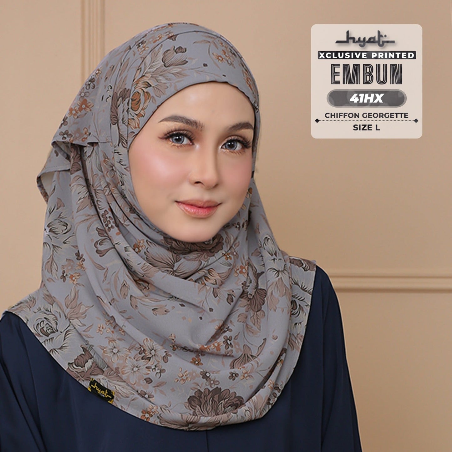 Hyat Hijab Inspired Embun Xclusive & Instant Shawl Collection (41HX-41HM)