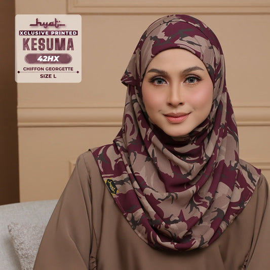 Hyat Hijab Inspired Kesuma Xclusive & Instant Shawl Collection (42HX-42HM)