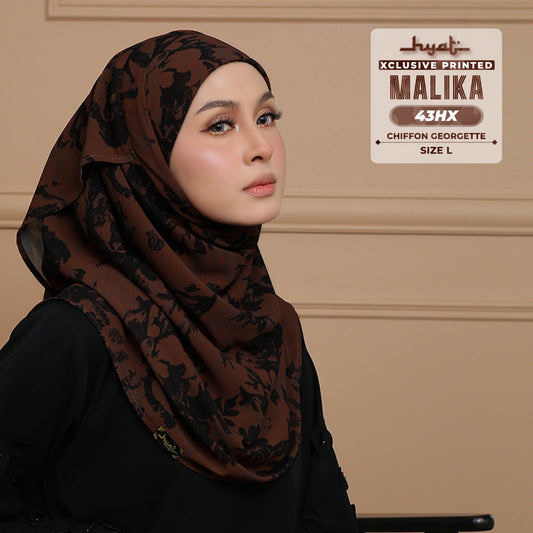 Hyat Hijab Inspired Malika Xclusive &  Instant Shawl Collection (43HX-43HM)