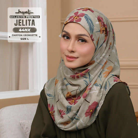 Hyat Hijab Inspired Jelita Xclusive & Instant Shawl Collection (44HX-44HM)
