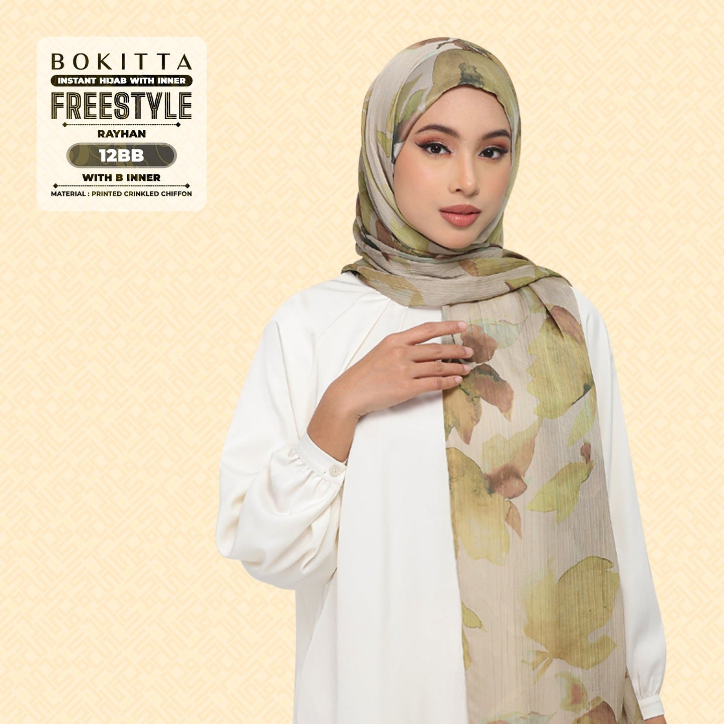 Bokitta Inspired Rayhan Collection - Free Box (12BB-12BV-12LE)