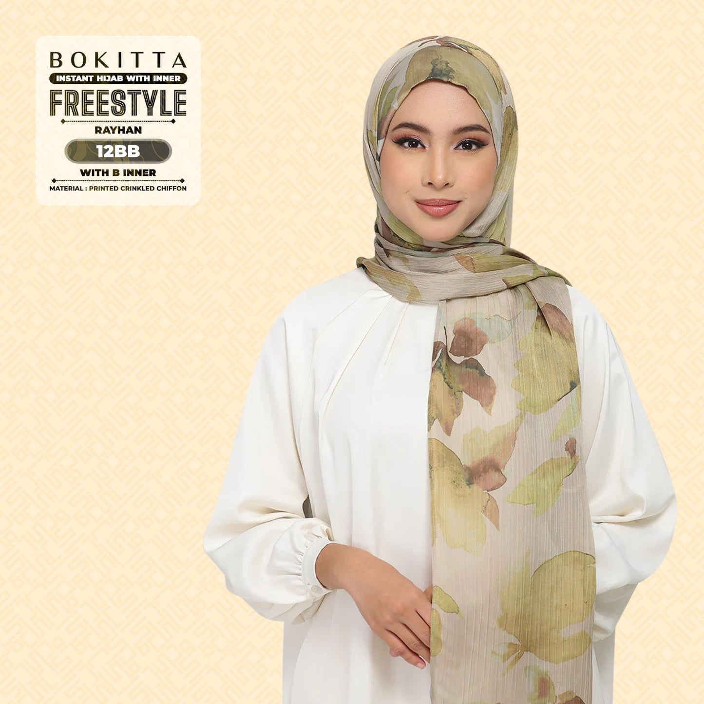Bokitta Inspired Rayhan Collection - Free Box (12BB-12BV-12LE)