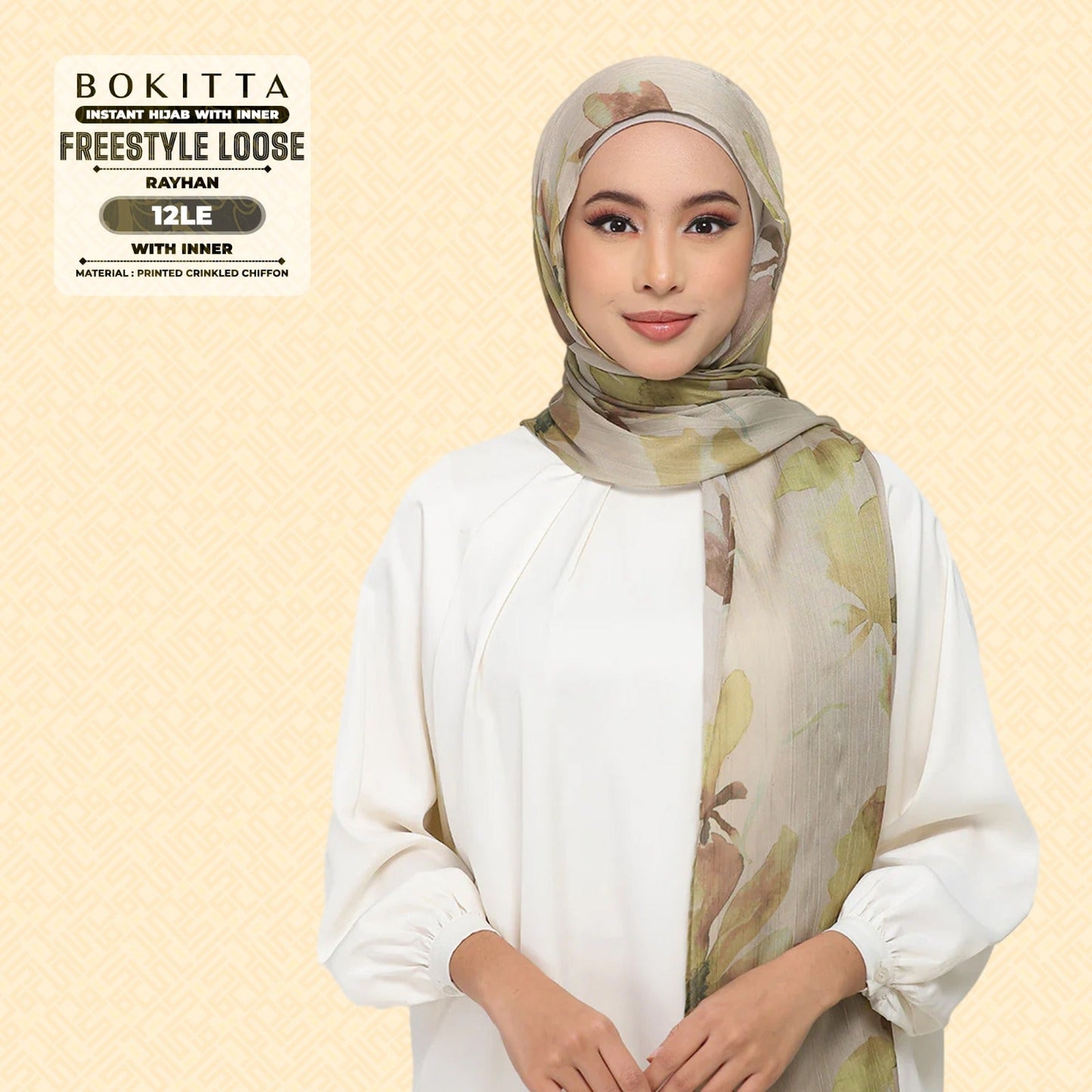 Bokitta Inspired Rayhan Collection - Free Box (12BB-12BV-12LE)