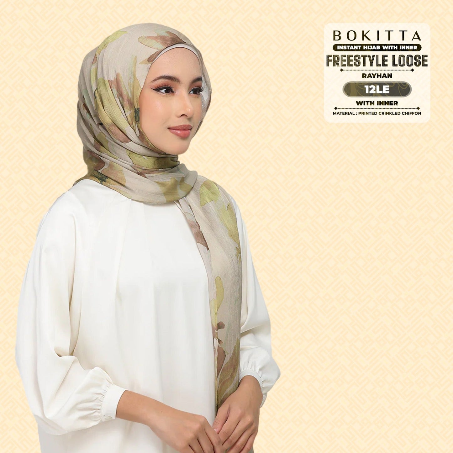 Bokitta Inspired Rayhan Collection - Free Box (12BB-12BV-12LE)