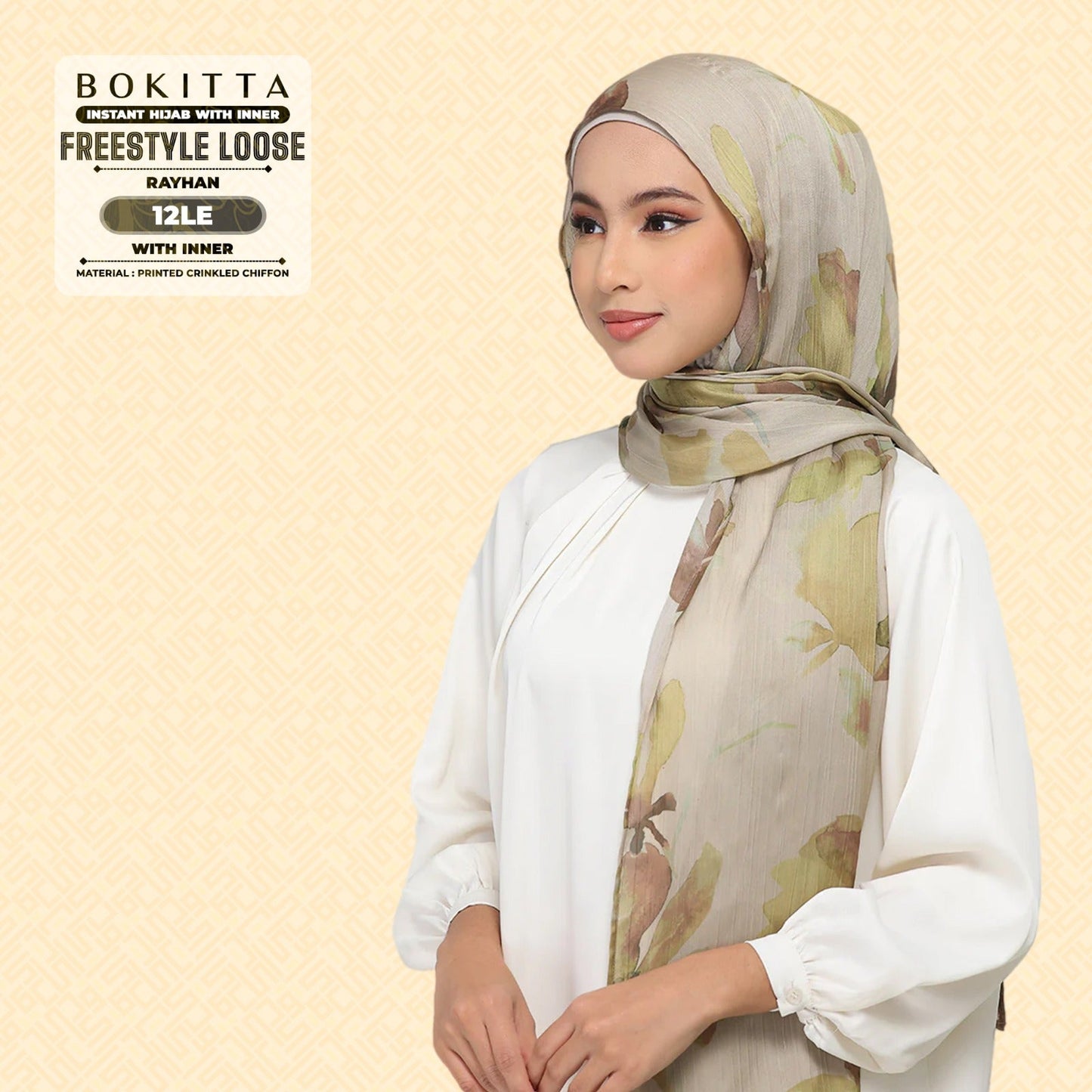 Bokitta Inspired Rayhan Collection - Free Box (12BB-12BV-12LE)
