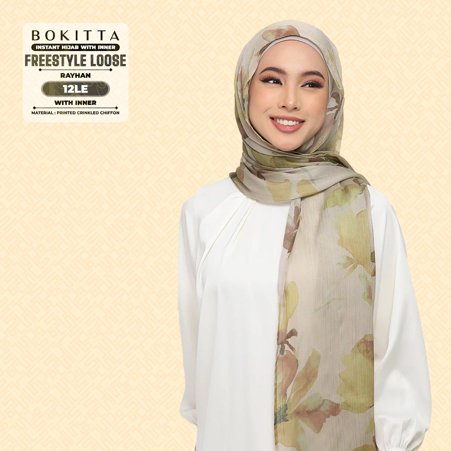 Bokitta Inspired Rayhan Collection - Free Box (12BB-12BV-12LE)