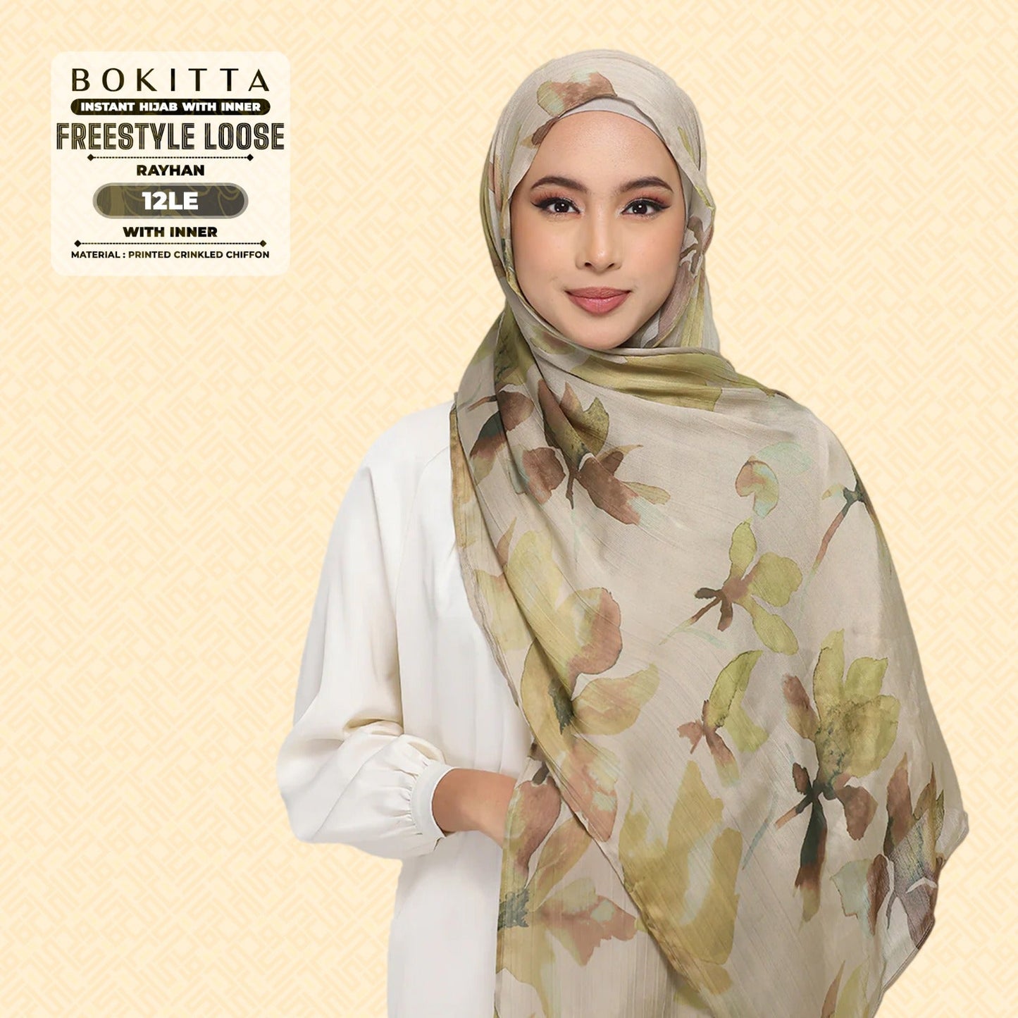 Bokitta Inspired Rayhan Collection - Free Box (12BB-12BV-12LE)