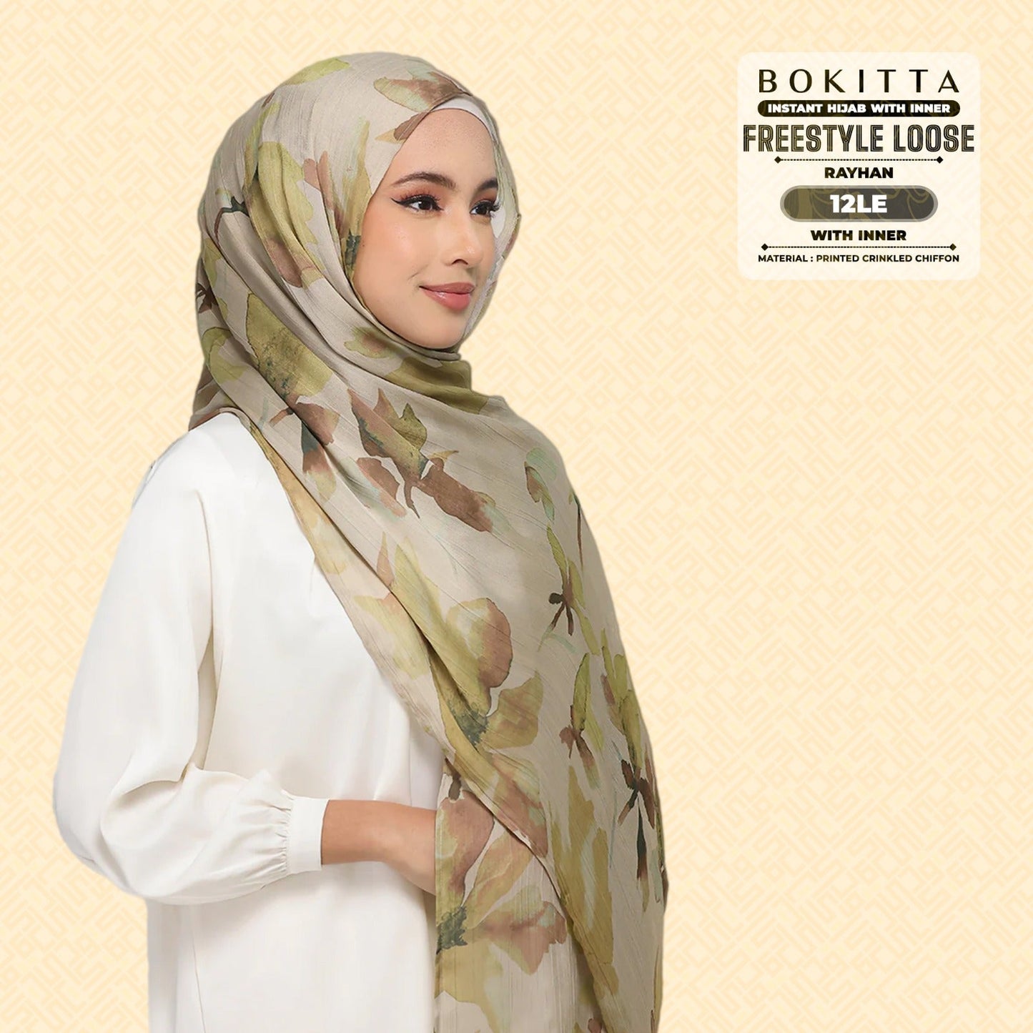 Bokitta Inspired Rayhan Collection - Free Box (12BB-12BV-12LE)