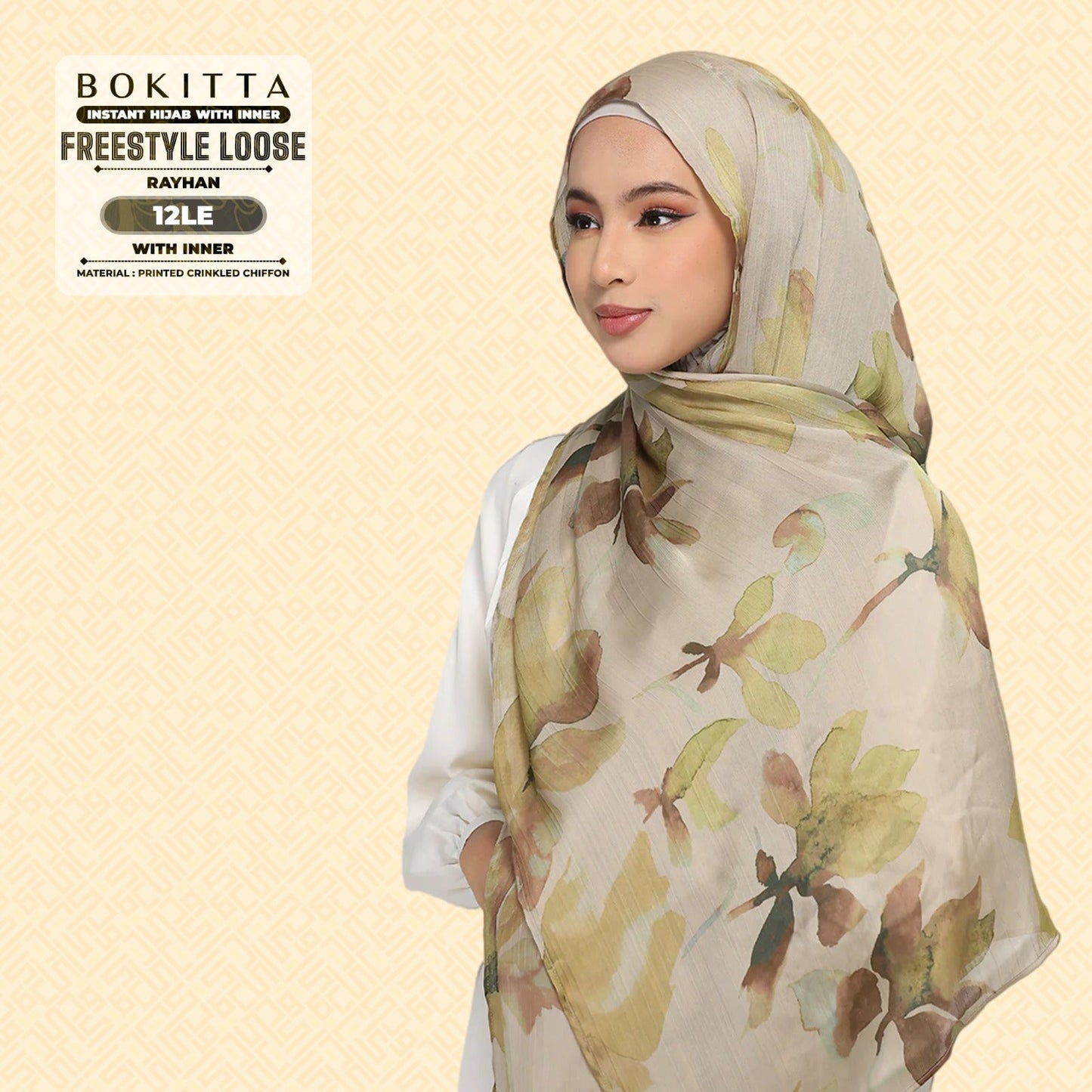 Bokitta Inspired Rayhan Collection - Free Box (12BB-12BV-12LE)