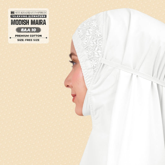 Siti Khadijah Inspired Telekung Modish Maira Collection - Free Woven Bag (8AA)