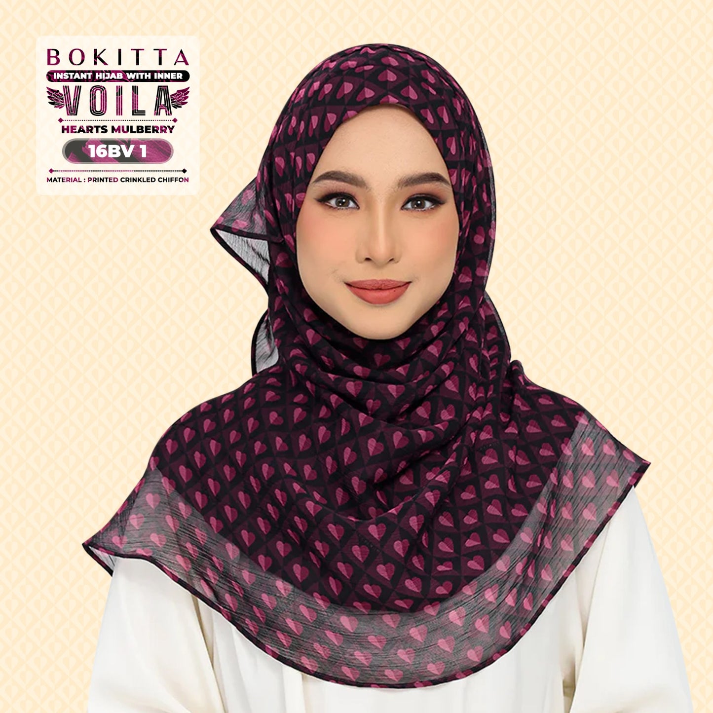 Bokitta Inspired Hearts Mulberry Collection - Free Box (16BB1)