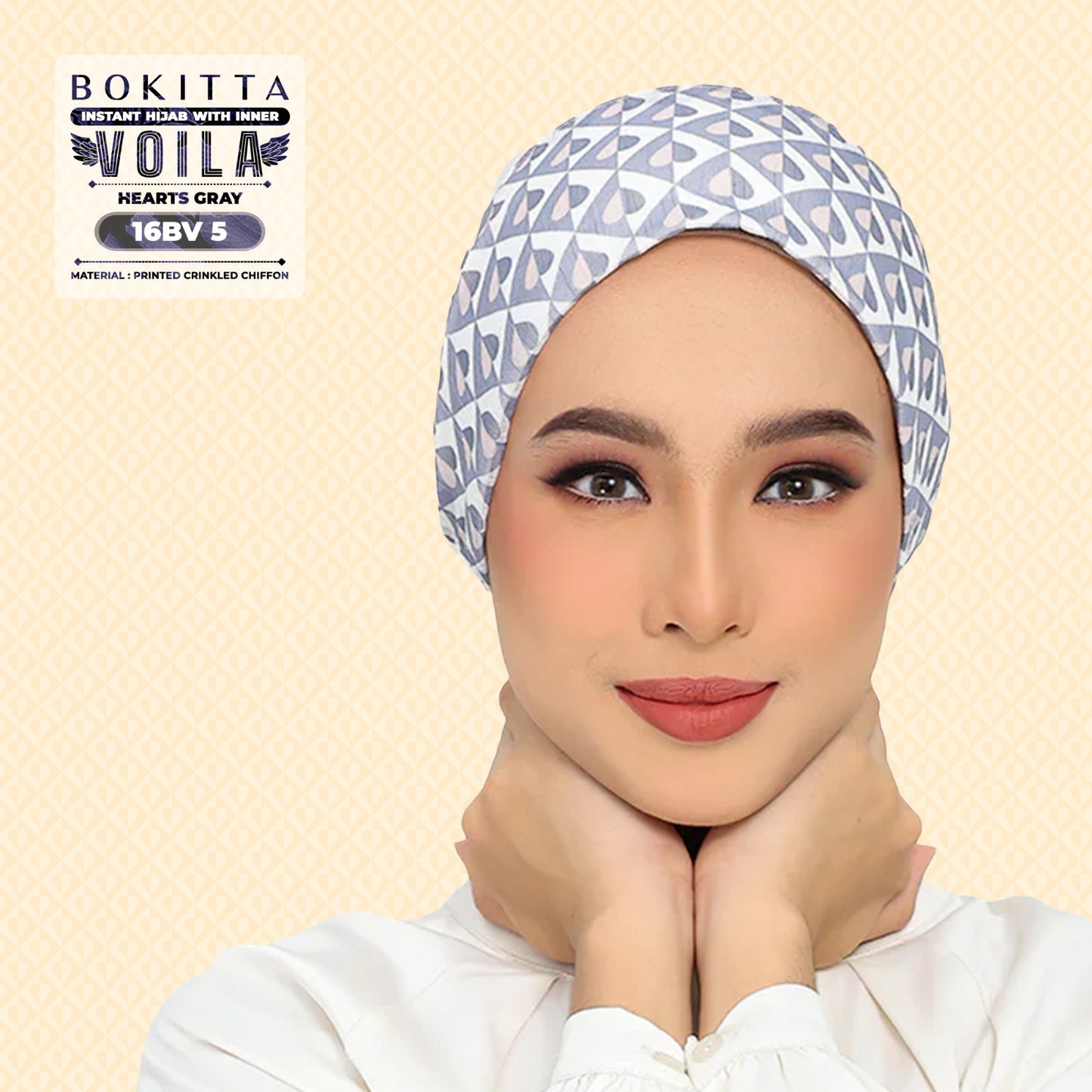 Bokitta Inspired Hearts Gray Collection - Free Box (16BB5)