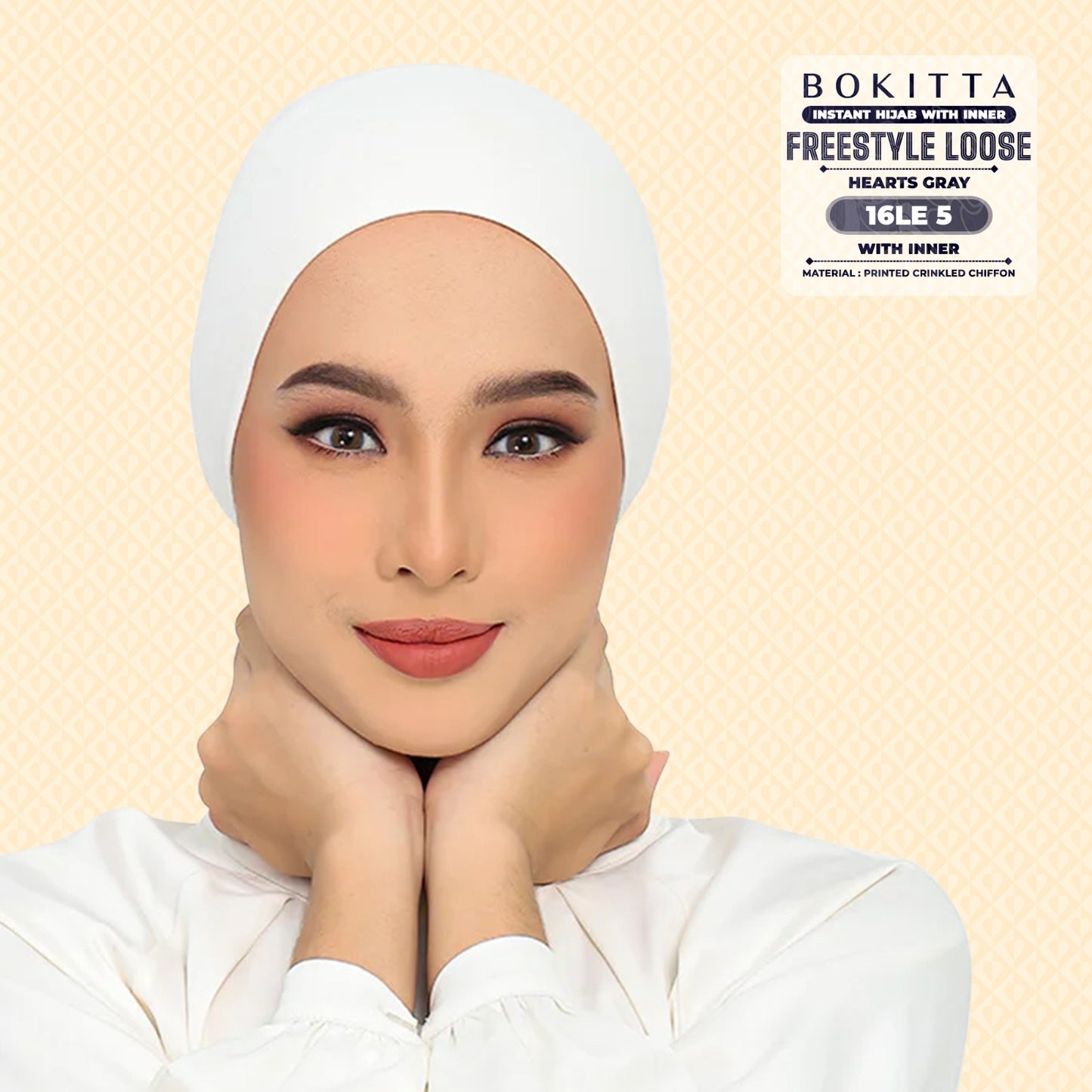 Bokitta Inspired Hearts Gray Collection - Free Box (16BB5)