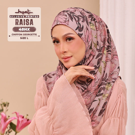 Hyat Hijab Inspired Raisa Xclusive & Instant Shawl Collection (48HX-48HM)