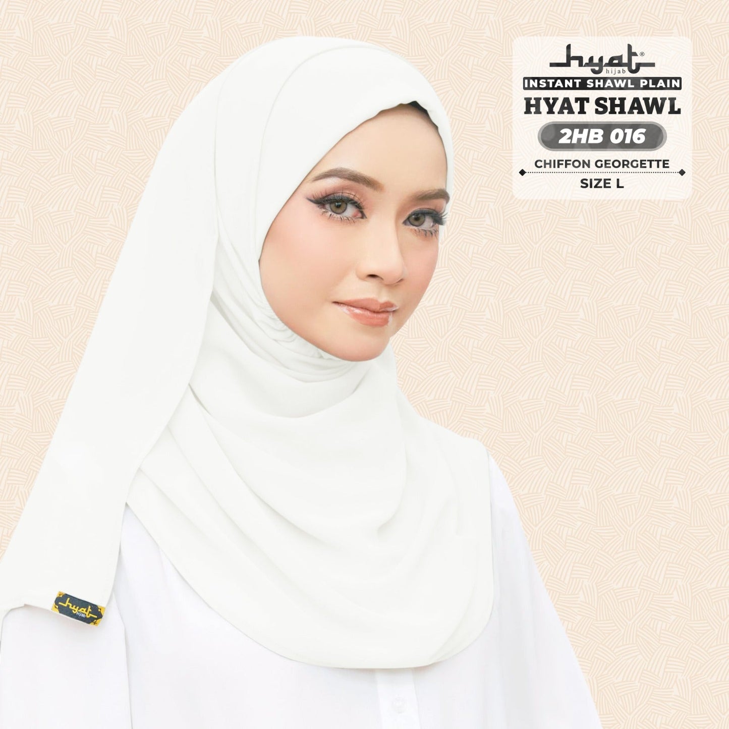 HYat Hijab Inspired Instant Shawl Plain Collection (2HB)